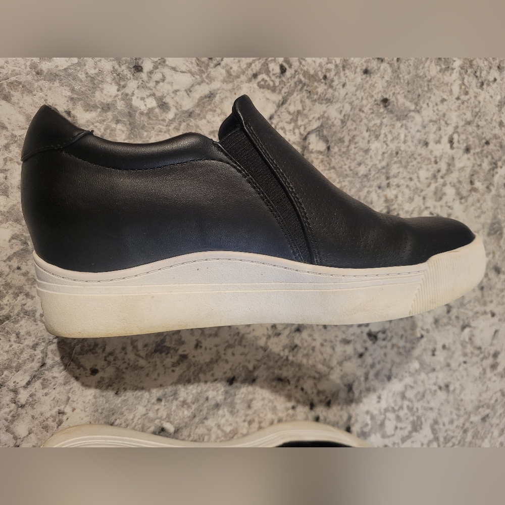 Dr Scholl's Black Wedge Slip-On Sneakers - Picture 6 of 10